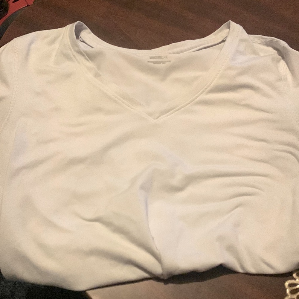 White Avia athletic tee